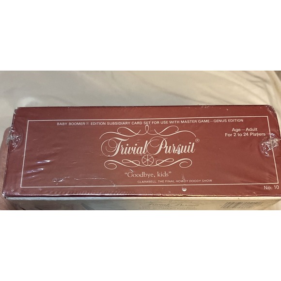 TRIVIAL PURSUIT BABY BOOMER EDITION SUBSIDIARY CARD SET USE WITH MASTER GAME New - Picture 5 of 5